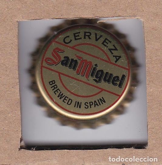 Coleccionismo de cervezas: CHAPA ESPA&Ntilde;A CERVEZA TAPON CORONA SAN MIGUEL