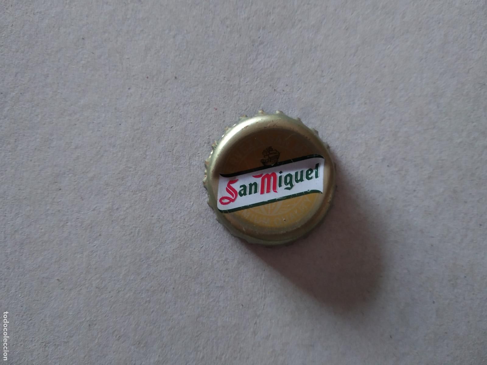 Coleccionismo de cervezas: CHAPA TAPON METALICO MARCA PUBLICIDAD SAN MIGUEL CERVEZA
