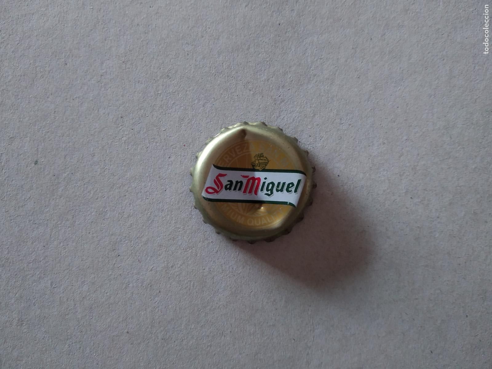 Coleccionismo de cervezas: CHAPA TAPON METALICO MARCA PUBLICIDAD SAN MIGUEL CERVEZA