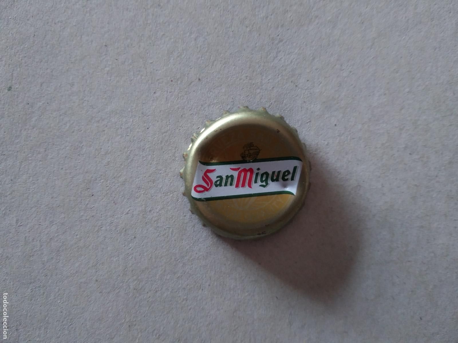 Coleccionismo de cervezas: CHAPA TAPON METALICO MARCA PUBLICIDAD SAN MIGUEL CERVEZA