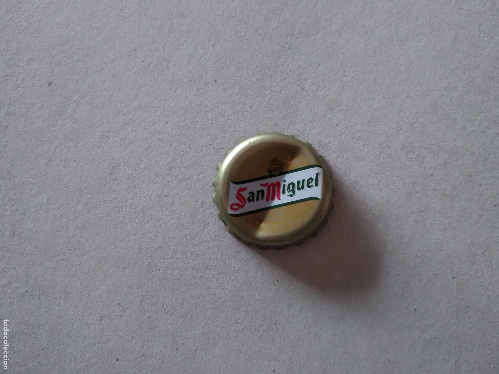 Coleccionismo de cervezas: CHAPA TAPON METALICO MARCA PUBLICIDAD SAN MIGUEL CERVEZA