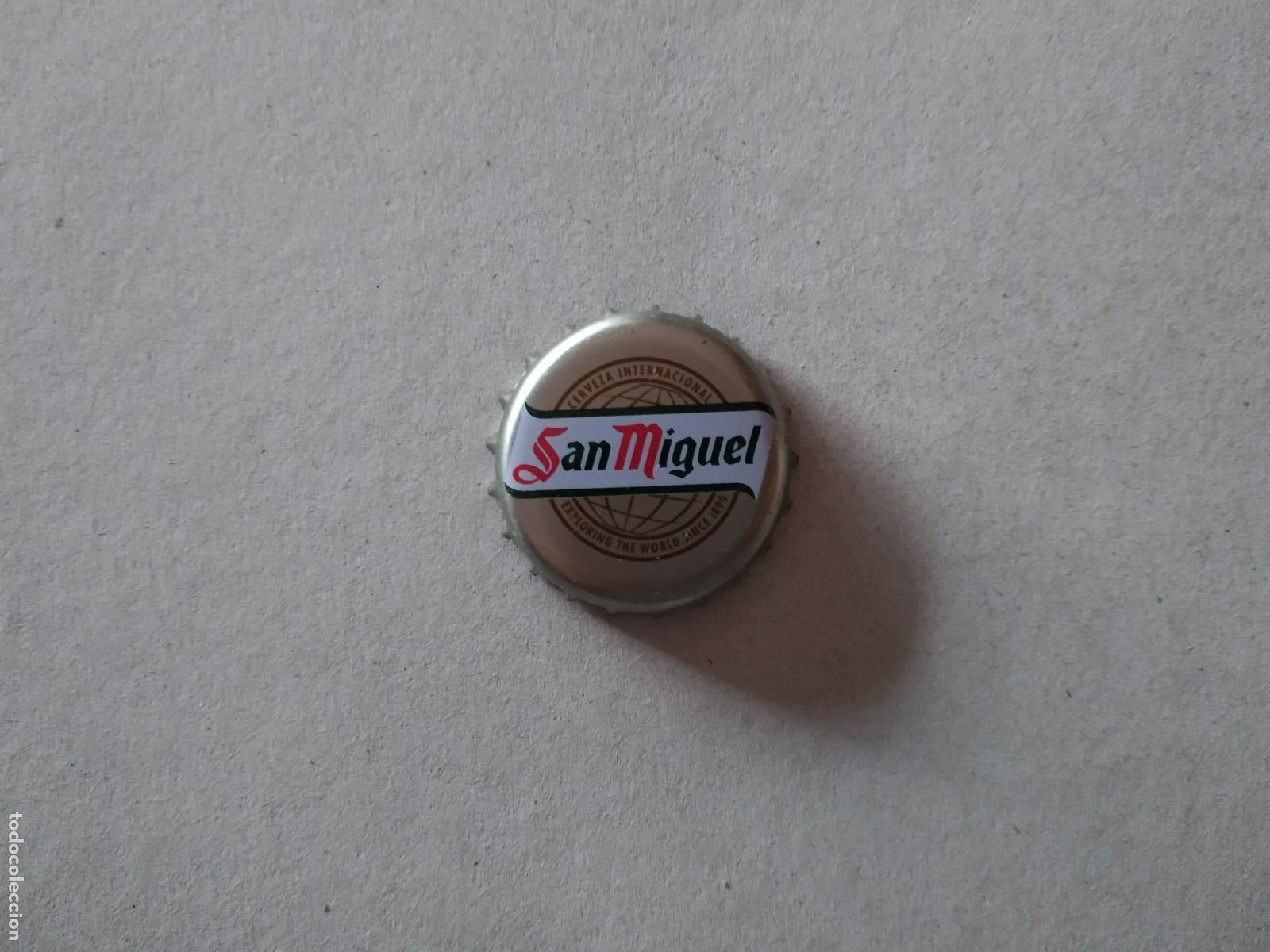Coleccionismo de cervezas: CHAPA TAPON METALICO MARCA PUBLICIDAD SAN MIGUEL CERVEZA