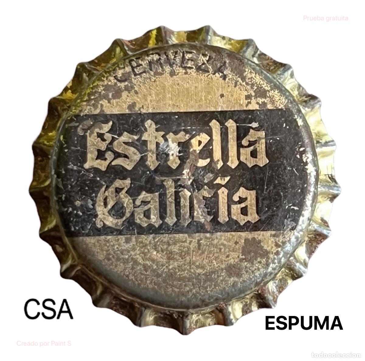 Coleccionismo de cervezas: TAPON CORONA CHAPA BEER BOTTLE CAP KRONKORKEN CAPSULE TAPPI CERVEZA ESTRELLA GALICIA