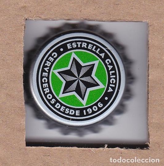 Coleccionismo de cervezas: CHAPA ESPA&Ntilde;A CERVEZA TAPON CORONA ESTRELLA GALICIA