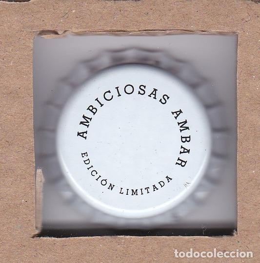 Coleccionismo de cervezas: CHAPA ESPA&Ntilde;A CERVEZA TAPON CORONA AMBAR