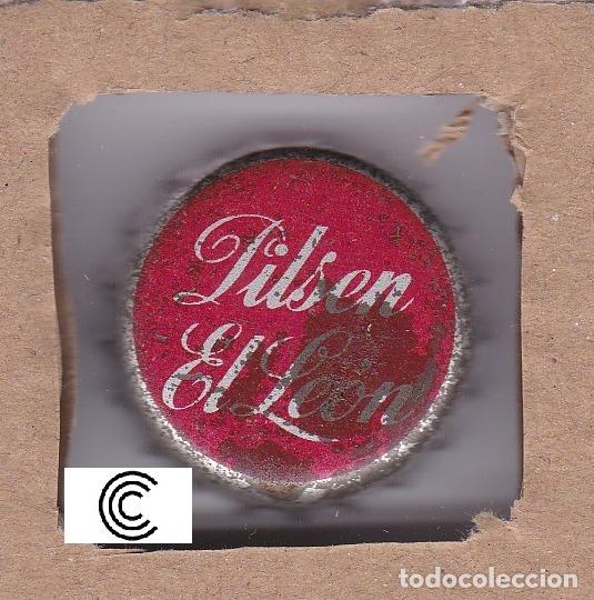 Coleccionismo de cervezas: CHAPA ESPA&Ntilde;A CERVEZA TAPON CORONA EL LEON
