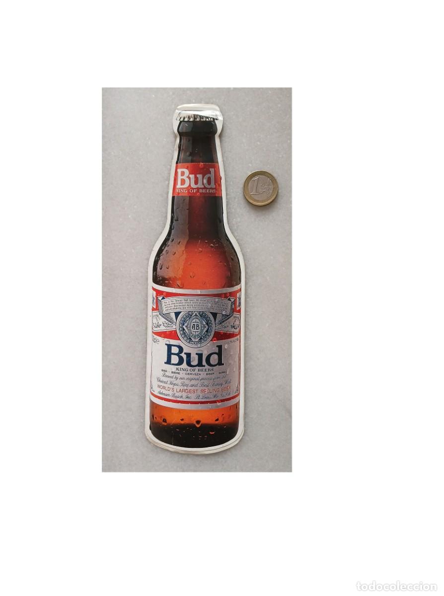 Coleccionismo de cervezas: Pegatina de cerveza de la marca Bud - Foto 4