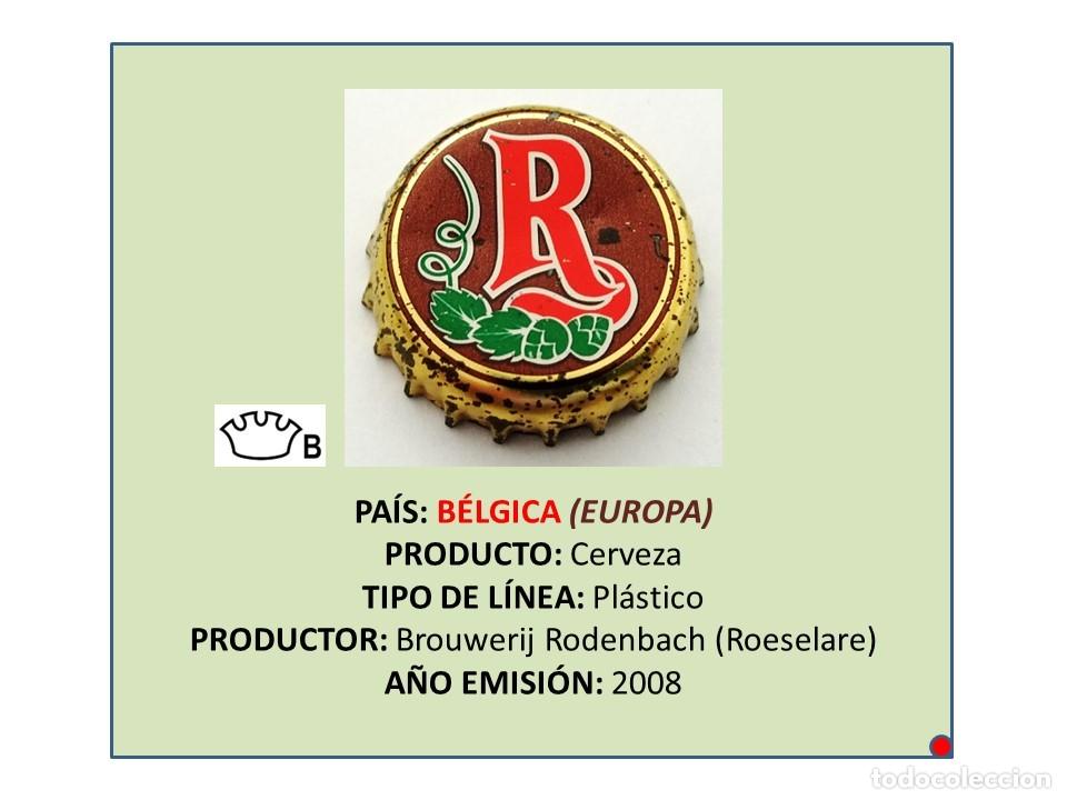 Coleccionismo de cervezas: TAPON CORONA CAPSULA CHAPA CERVEZA RODENBACH (B&Eacute;LGICA)