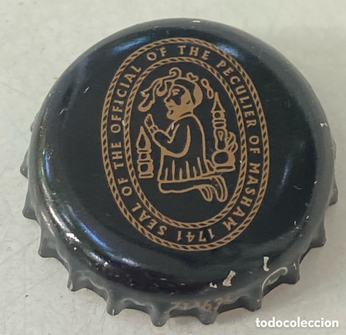 Coleccionismo de cervezas: CHAPA BOTTLE CAP BEER BIER CERVEZA THEAKSTON.REINO UNIDO.(5)FAB. CHAPA:DAP--LOTE N. 335--CARMANJO