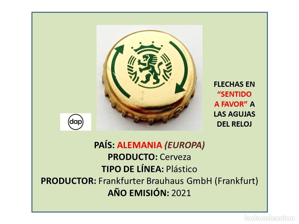 Coleccionismo de cervezas: TAPON CORONA CAPSULA CHAPA CERVEZA PERLENBACHER (ALEMANIA)
