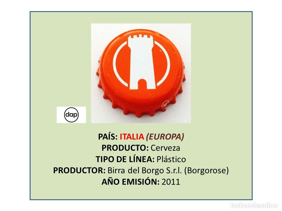 Coleccionismo de cervezas: TAPON CORONA CAPSULA CHAPA CERVEZA DEL BORGO (ITALIA)