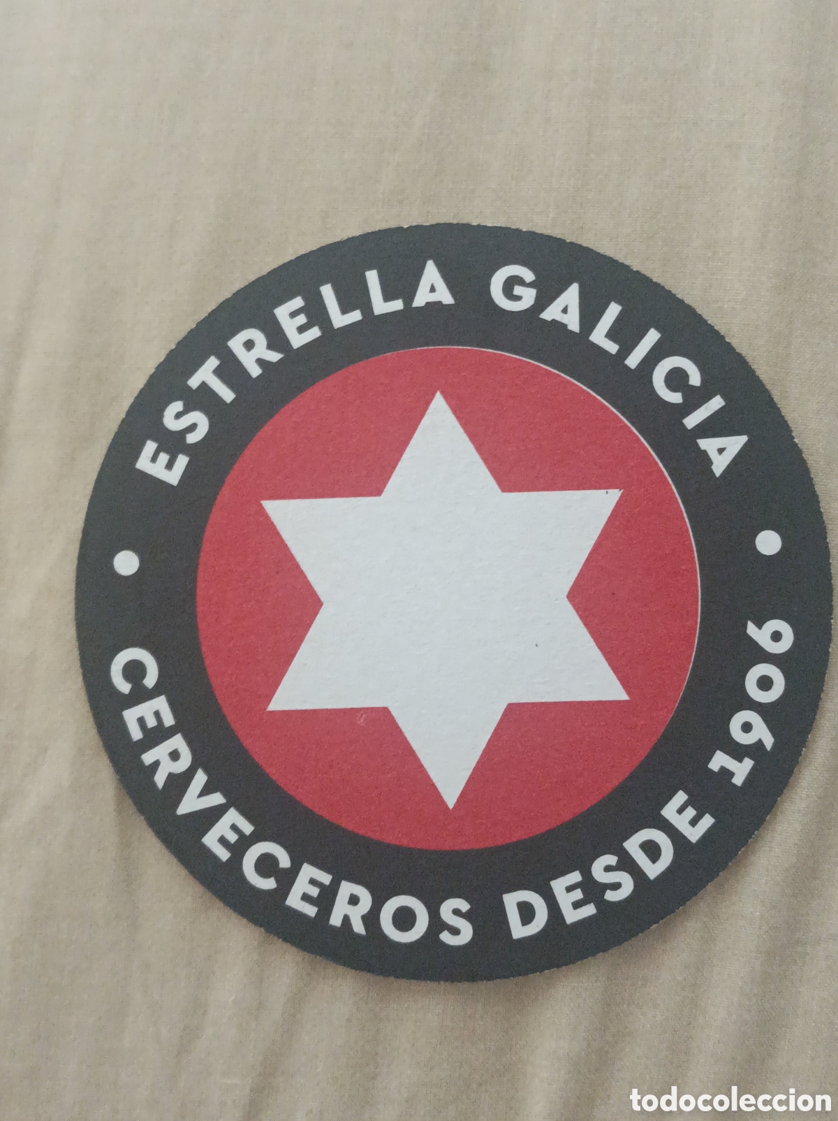 Coleccionismo de cervezas: POSAVASOS ESTRELLA GALICIA CERVECEROS DESDE 1906
