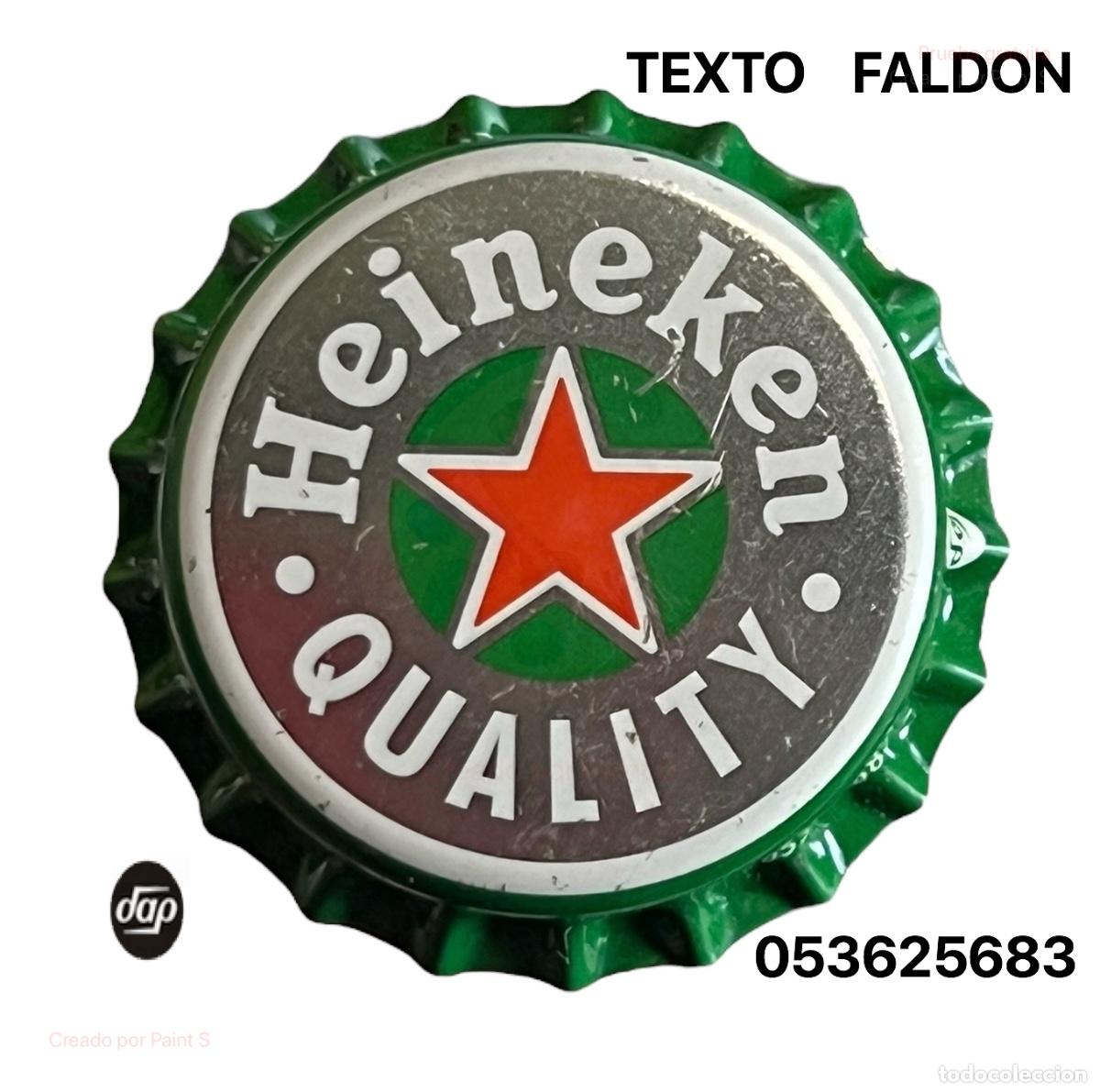 Coleccionismo de cervezas: TAPON CORONA CHAPA BEER BOTTLE CAP KRONKORKEN CAPSULE TAPPI CERVEZA HEINEKEN QUALITY