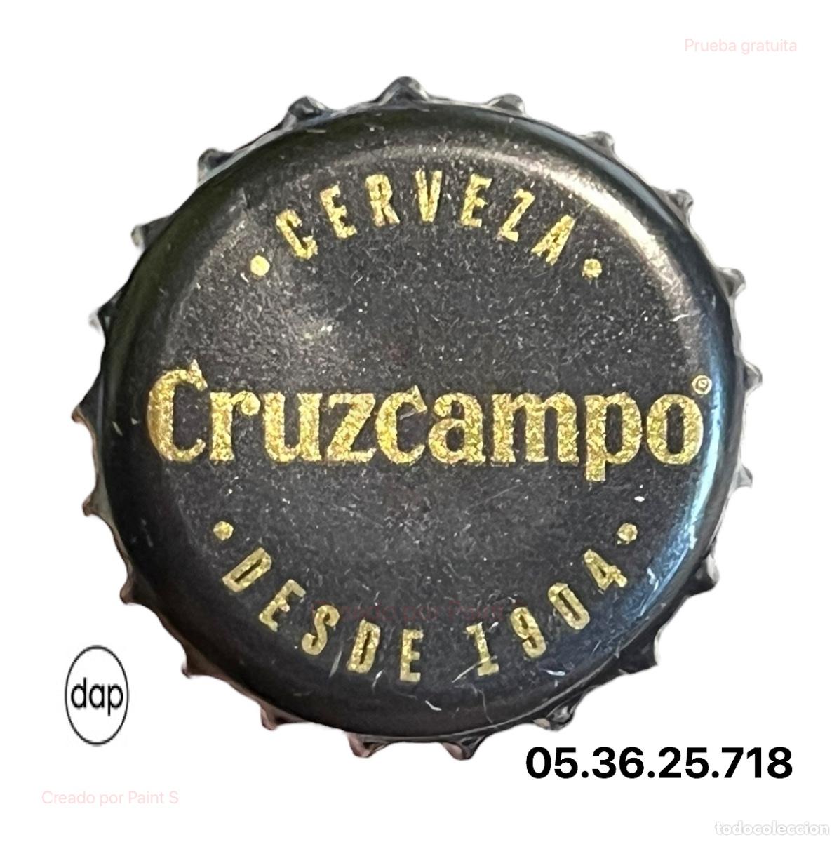 Coleccionismo de cervezas: TAPON CORONA CHAPA BEER BOTTLE CAP KRONKORKEN TAPPI CAPSULE CERVEZA CRUZCAMPO GRAN RESERVA