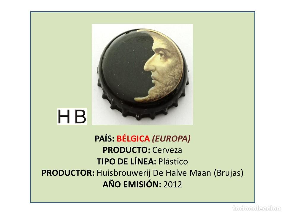 Coleccionismo de cervezas: TAPON CORONA CAPSULA CHAPA CERVEZA DE HALVE MAAN (B&Eacute;LGICA)