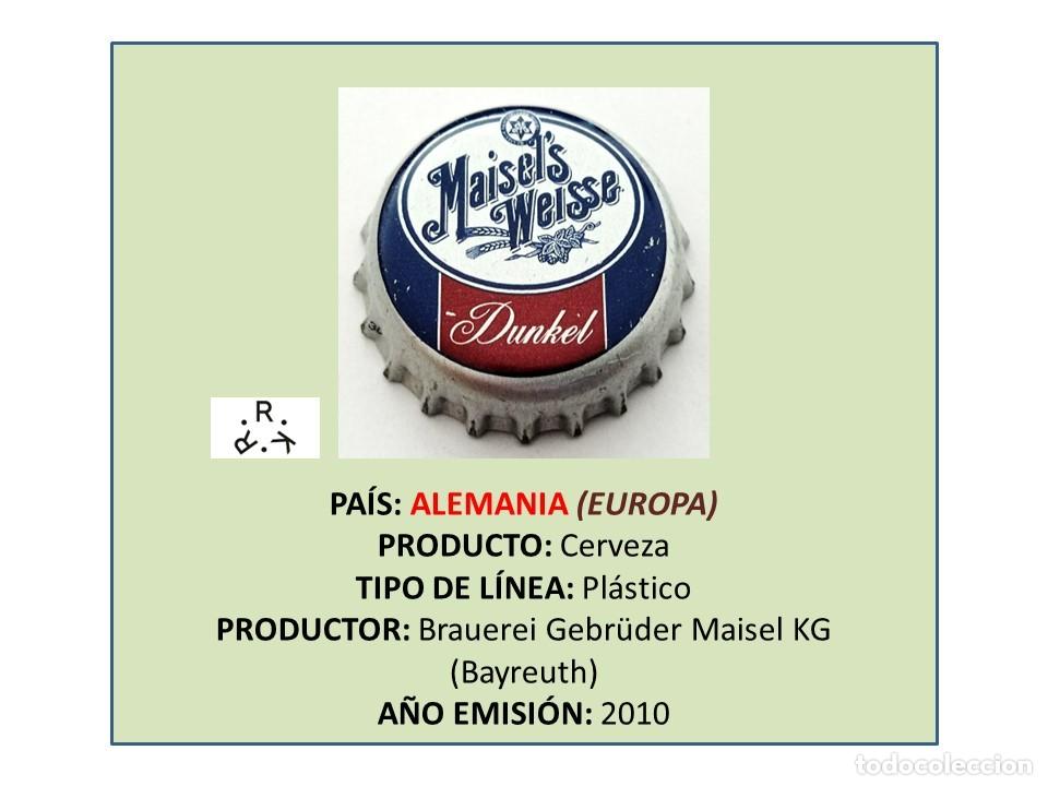 Coleccionismo de cervezas: TAPON CORONA CAPSULA CHAPA CERVEZA MAISEL'S WEISSE DUNKEL (ALEMANIA)