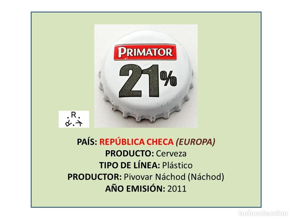 Coleccionismo de cervezas: TAPON CORONA CAPSULA CHAPA CERVEZA PRIMATOR 21% (REP&Uacute;BLICA CHECA)