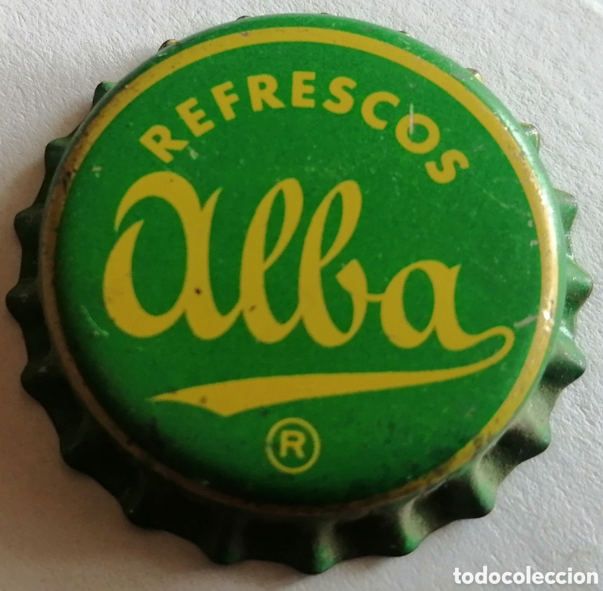 Coleccionismo de cervezas: CHAPA REFRESCOS ALBA