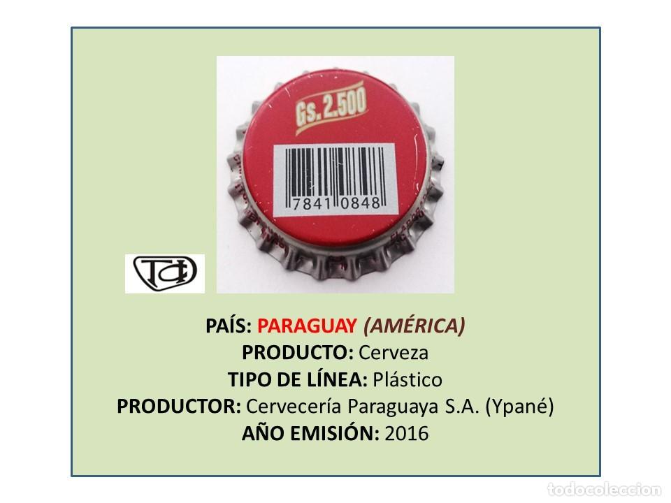 Coleccionismo de cervezas: TAPON CORONA CAPSULA CHAPA CERVEZA BRAHMA (PARAGUAY)