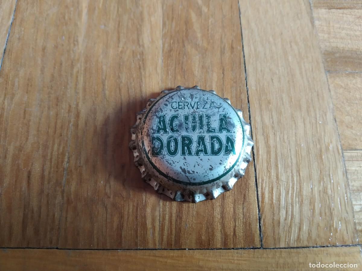 Coleccionismo de cervezas: CHAPA CERVEZA EL AGUILA. ABIERTA DE F&Aacute;BRICA. A&Ntilde;OS 70`S VER FOTOS