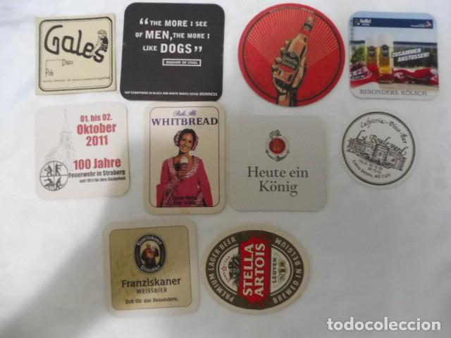 Collectable Beer: 1 lote de 10 posa vasos dif. cerveza bares propaganda los de la foto 14/07