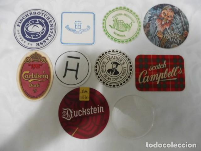 Collectable Beer: 1 lote de 10 posa vasos dif. cerveza bares propaganda los de la foto 14/07