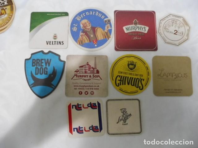 Coleccionismo de cervezas: 1 lote de 10 posa vasos dif. cerveza bares propaganda los de la foto 14/07