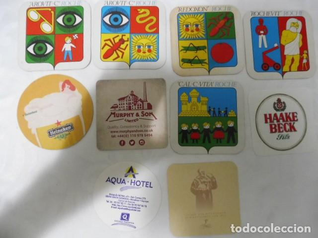 Coleccionismo de cervezas: 1 lote de 10 posa vasos dif. cerveza bares propaganda los de la foto 14/07