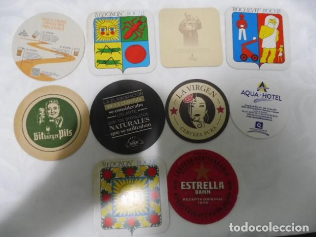 Coleccionismo de cervezas: 1 lote de 10 posa vasos dif. cerveza bares propaganda los de la foto 14/07