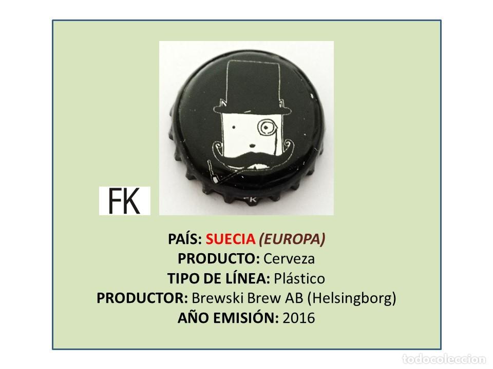 Coleccionismo de cervezas: TAPON CORONA CAPSULA CHAPA CERVEZA BREWSKI (SUECIA)