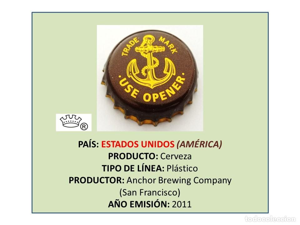 Coleccionismo de cervezas: TAPON CORONA CAPSULA CHAPA CERVEZA ANCHOR (ESTADOS UNIDOS)
