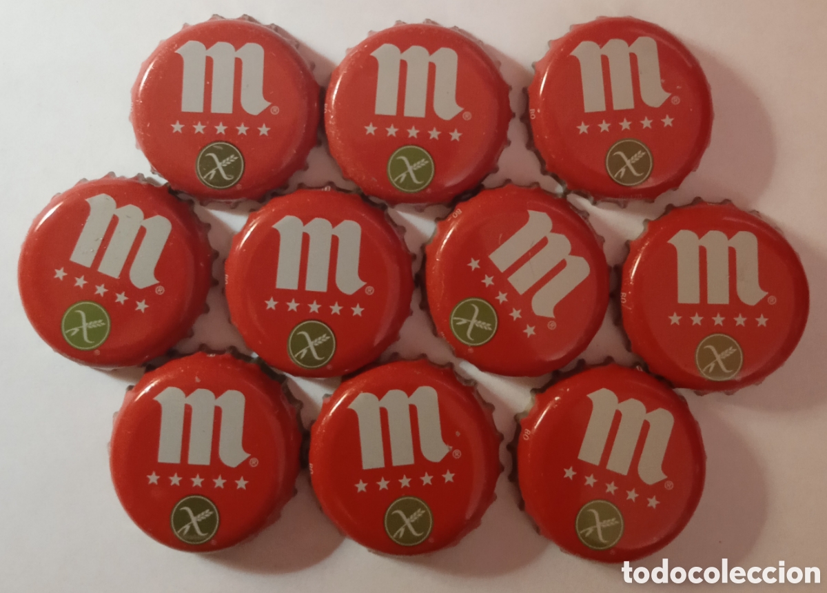 Coleccionismo de cervezas: LOTE CHAPAS MAHOU SIN GLUTEN