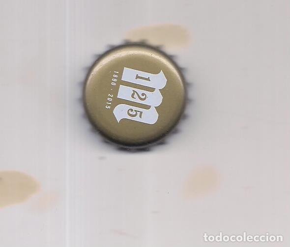 Coleccionismo de cervezas: 1 chapa 125 aniversario de Mahou factoria N.B