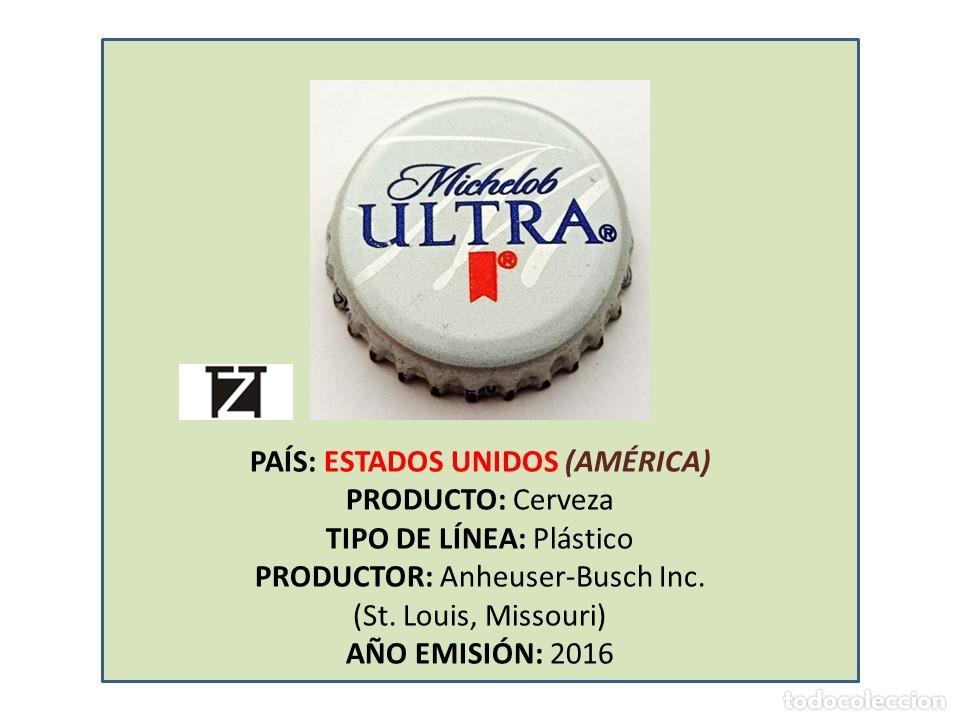 Coleccionismo de cervezas: TAPON CORONA CAPSULA CHAPA CERVEZA MICHELOB ULTRA (ESTADOS UNIDOS)
