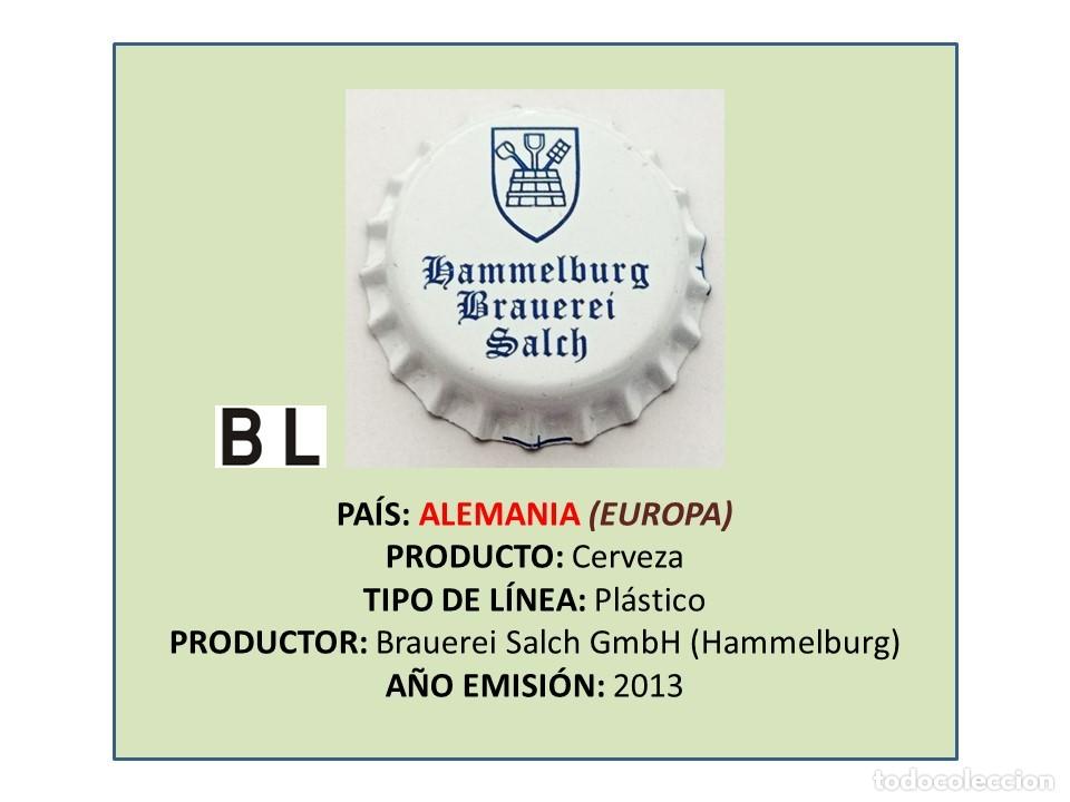 Coleccionismo de cervezas: TAPON CORONA CAPSULA CHAPA CERVEZA HAMMELBURG (ALEMANIA)