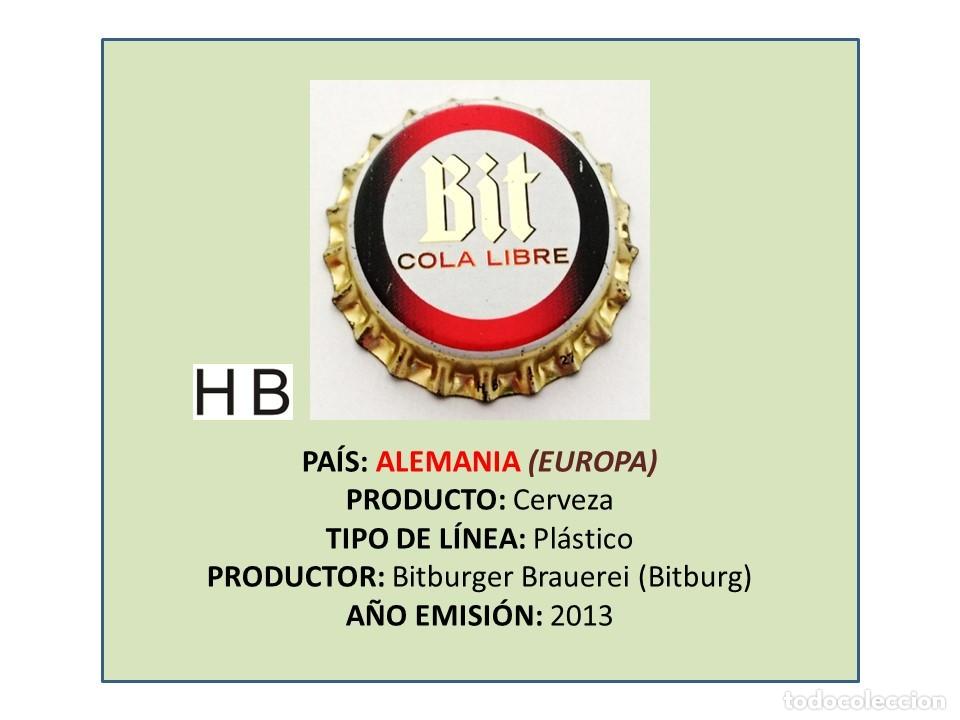 Coleccionismo de cervezas: TAPON CORONA CAPSULA CHAPA CERVEZA BITBURGER COLA LIBRE (ALEMANIA)