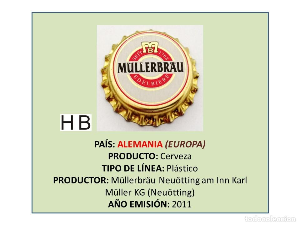 Coleccionismo de cervezas: TAPON CORONA CAPSULA CHAPA CERVEZA M&Uuml;LLERBR&Auml;U (ALEMANIA)
