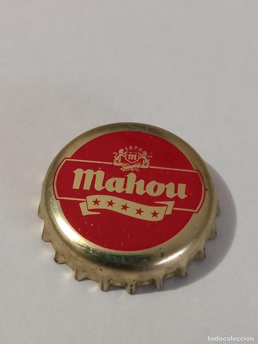 Coleccionismo de cervezas: CHAPA CERVEZA MAHOU, 5 ESTRELLAS. FACTOR&Iacute;A TCI