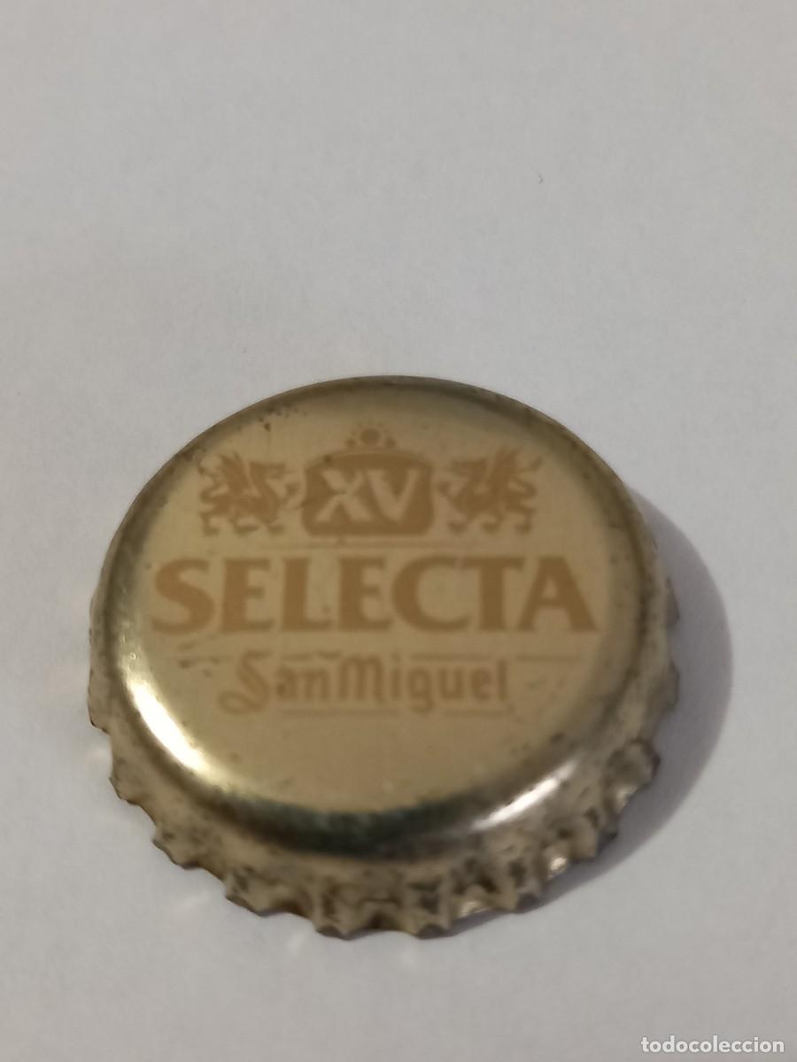 Coleccionismo de cervezas: CHAPA CERVEZA SAN MIGUEL, XV SELECTA