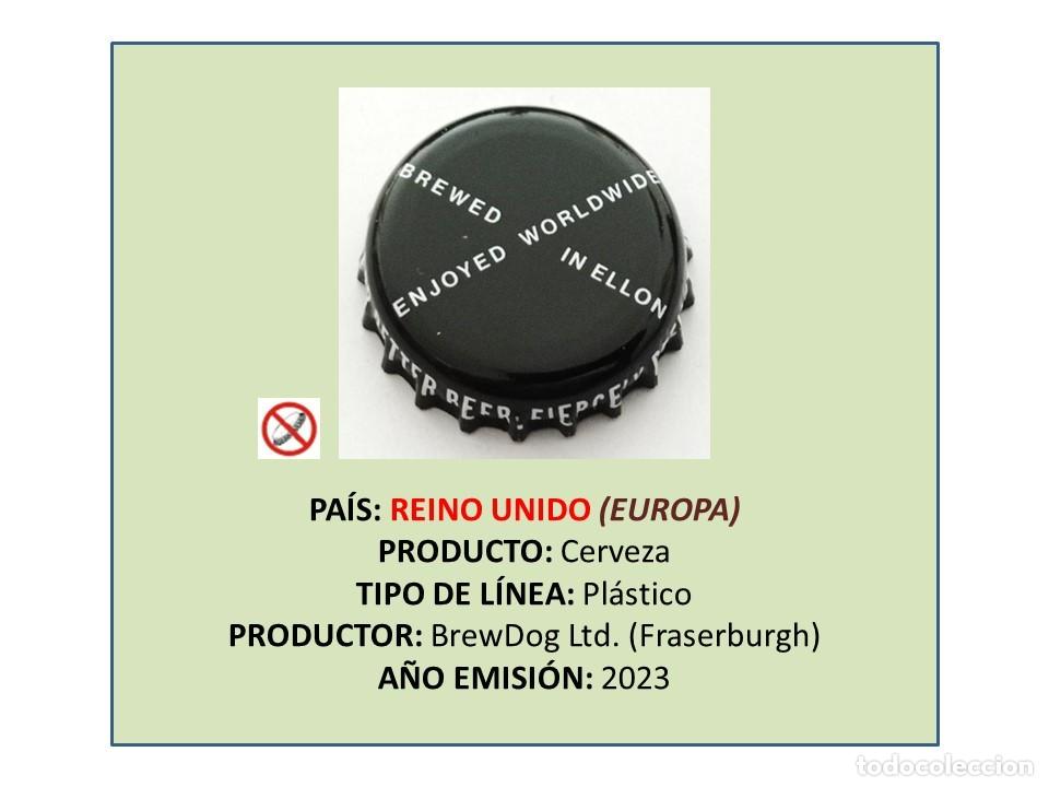 Coleccionismo de cervezas: TAPON CORONA CAPSULA CHAPA CERVEZA BREWDOG (REINO UNIDO)