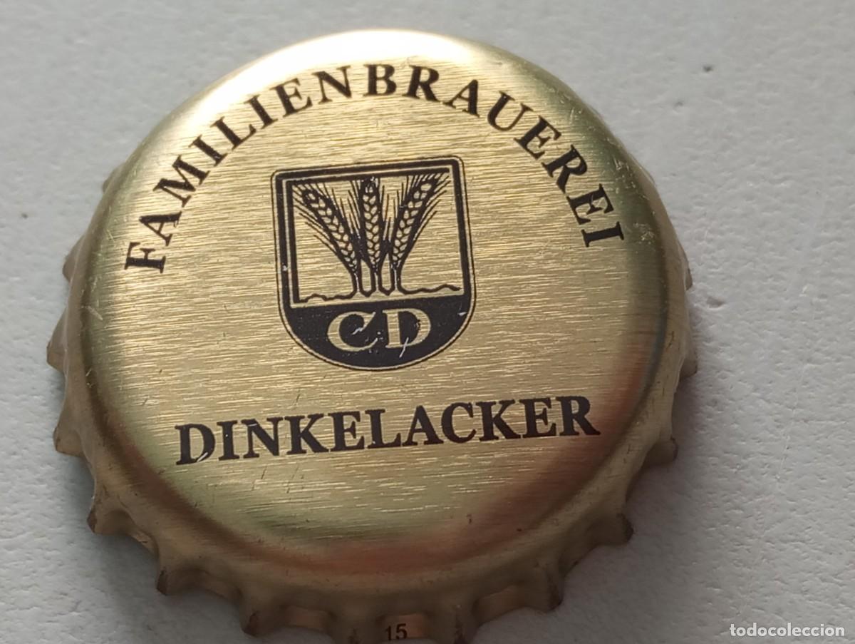 Collectable Beer: Chapa tap&oacute;n corona de la cerveza alemana DINKELACKER FAMILIENBRAUEREI