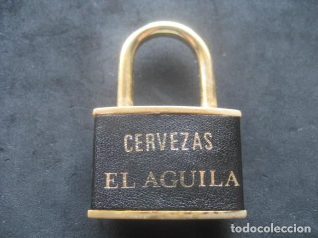 Coleccionismo de cervezas: CANDADO CERVEZAS EL AGUILA - Foto 1