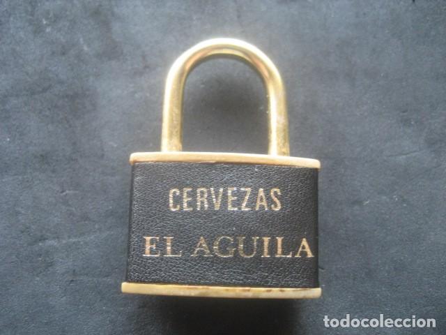Coleccionismo de cervezas: CANDADO CERVEZAS EL AGUILA - Foto 2