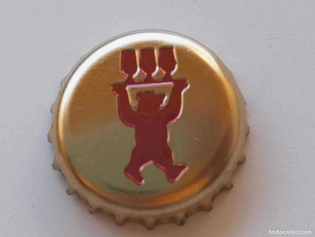 Colecionismo de cervejas: Chapa tap&oacute;n corona de la cerveza alemana BERLINER PILSNER