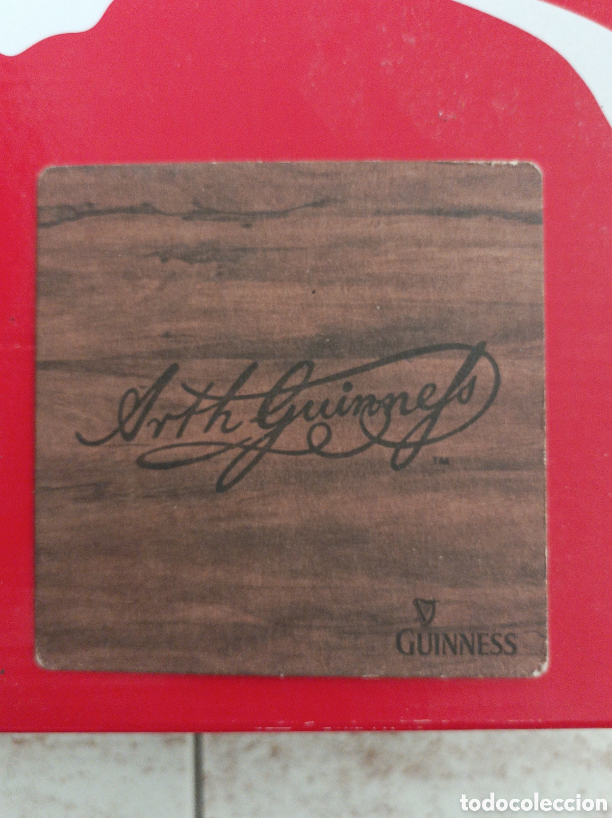 Coleccionismo de cervezas: POSAVASO GUINNESS CERVEZA NEGRA
