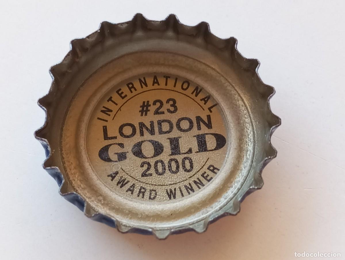 Colecionismo de cervejas: Chapa tap&oacute;n corona de la cerveza de EE.UU. SAMUEL ADAMS BOSTON LAGER (N&ordm; 23 - LONDON 2000)