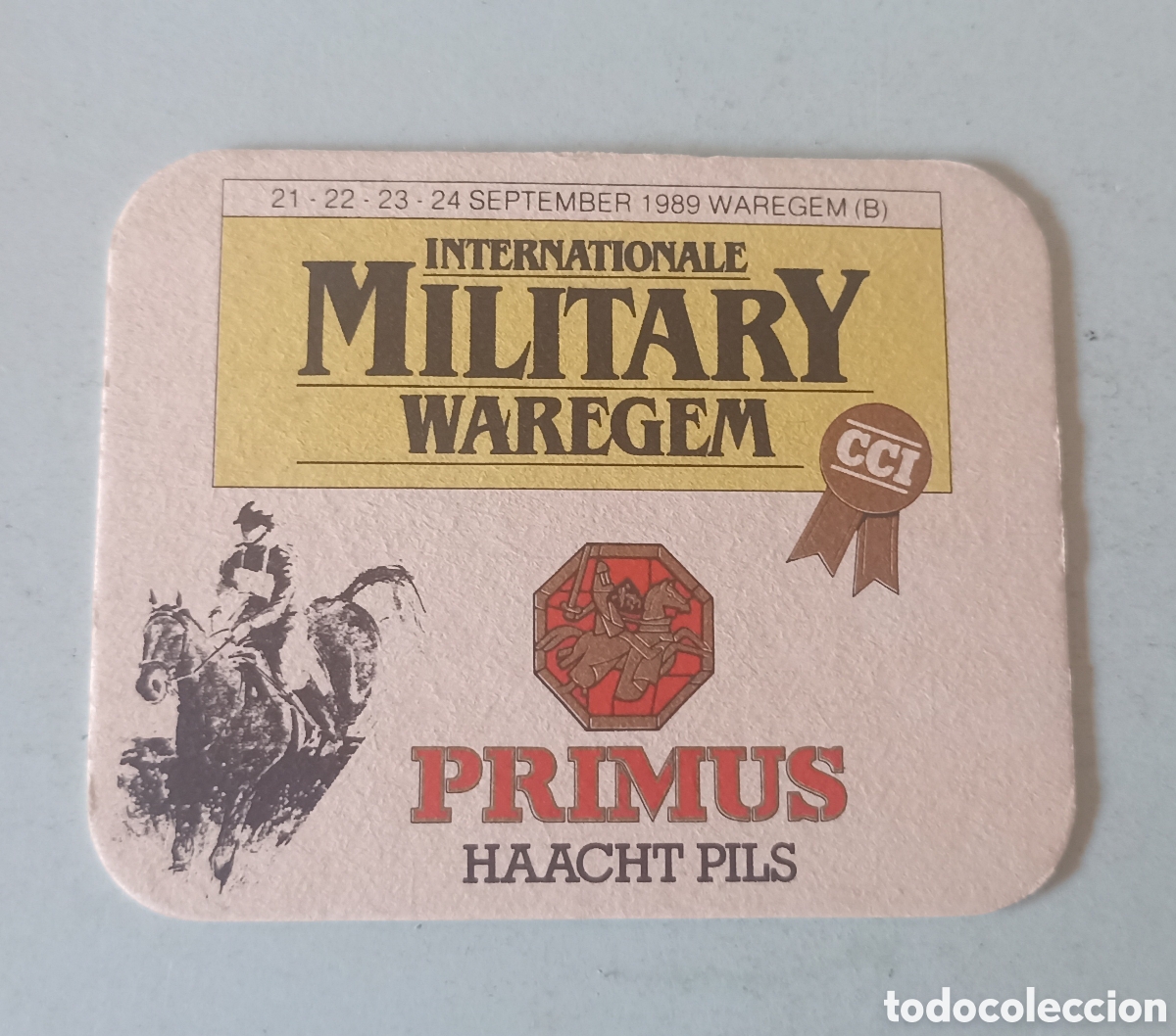 Colecionismo de cervejas: Posavasos Cerveza Primus - Cart&oacute;n r&iacute;gido - Pedido m&iacute;nimo 3&euro;