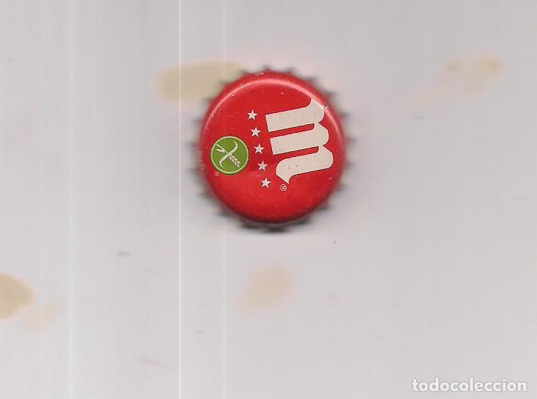 Coleccionismo de cervezas: 1 chapa de erveza mahou sin gluten factoria U