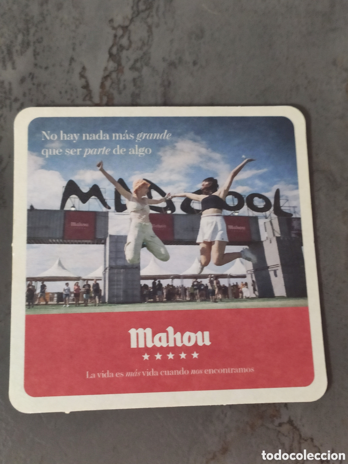 Coleccionismo de cervezas: POSAVASO CERVEZA MAHOU NUEVO