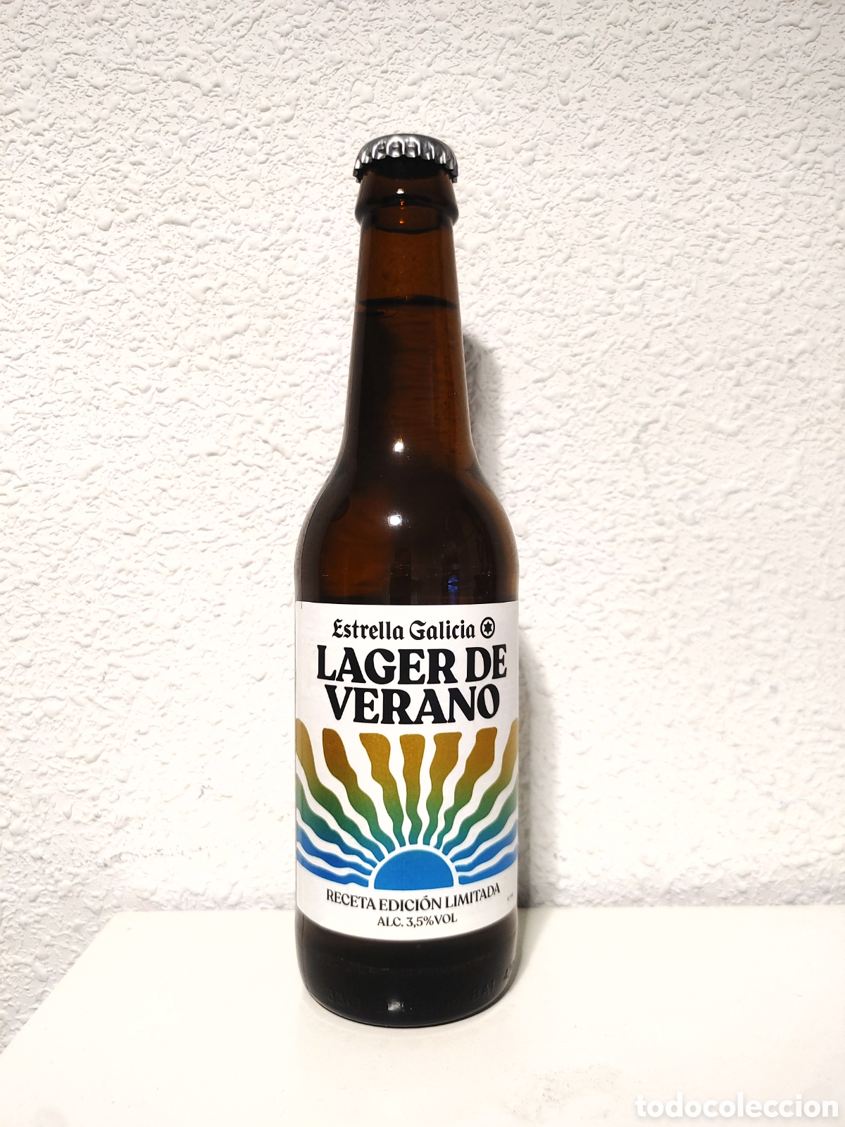 Coleccionismo de cervezas: Botella Estrella Galicia Lager de Verano